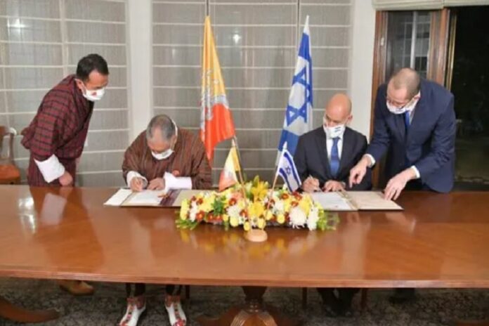 جنوبی ایشیائی ملک بھوٹان اور اسرائیل کے مابین بھی سفارتی تعلقات قائم ہوگئے