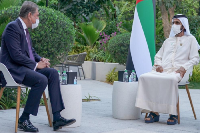 وزیرخارجہ شاہ محمود قریشی کا متحدہ عرب امارات کا دورہ، دبئی کے فرمان روا شیخ محمد بن راشد المکتوم سے ملاقات کی