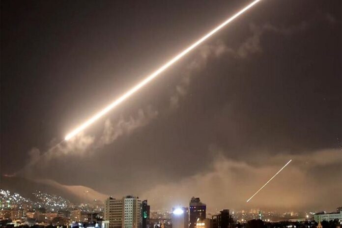 شامی فوج نے اسرائیل کی جانب سے کیا جانے والا میزائل حملہ ناکام بنا دیا