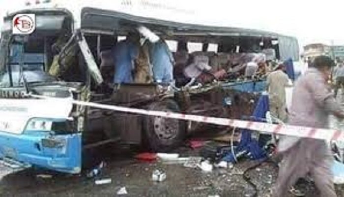 بلوچستان میں  ٹریفک حادثہ میں 15 مسافر جاں بحق