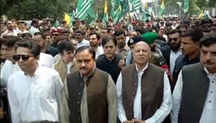 لاہور میں گورنر اور وزیر اعلیٰ کی موجودگی میں یوم یکجہتی کشمیر کی تقریب