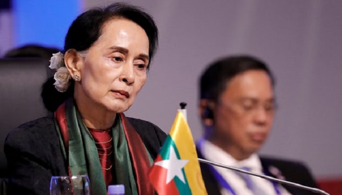 میانمار میں فوجی بغاوت کے بعد سیاسی رہنما آنگ سان سوچی پہلی بار عدالت میں پیش، متعدد الزامات عائد کردیئے گئے