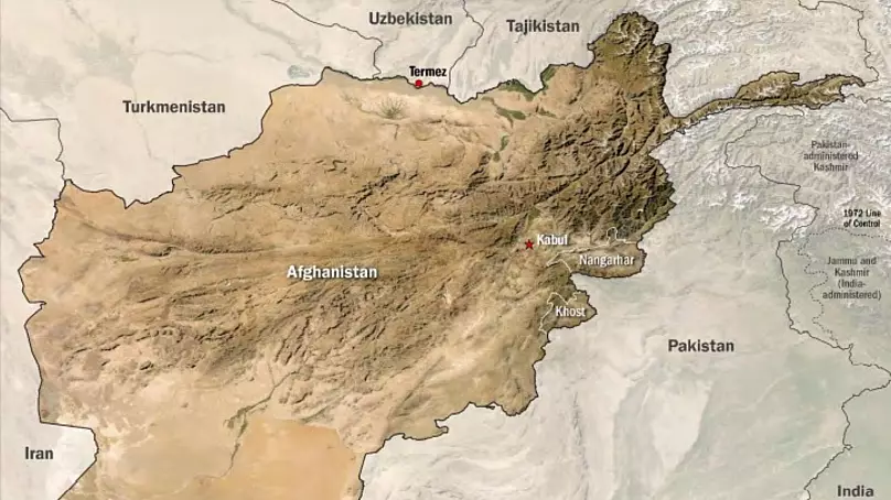 نقشہ افغانستان